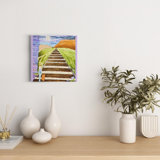 Reproduction of original artwork by Christine C
12x12 inches square
High-quality poly-cotton canvas
Lightweight pine wood frame
Ready-to-hang with included hardware
Vibrant, long-lasting print
Flat and taut finish






