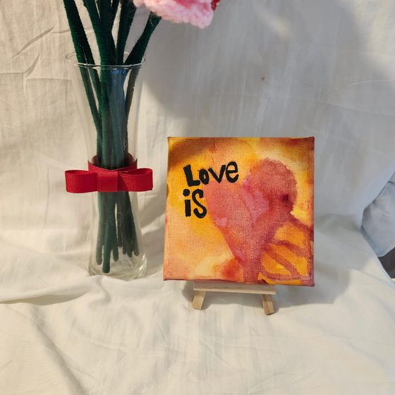 Love is...customize this canvas