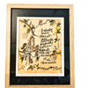 Jane Goodall quote wall art matted and framed