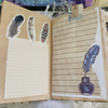 Vintage lace embellished journal book