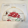 Mushroom embroidery kits