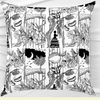 Palmetto toile original design throw pillows