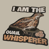 Quail whisperer large vinyl decal