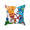 16 x16 inch square throw pillow with exclusive artwork