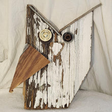  rustic owl reclaimed wood wall hanging, handmade home decor